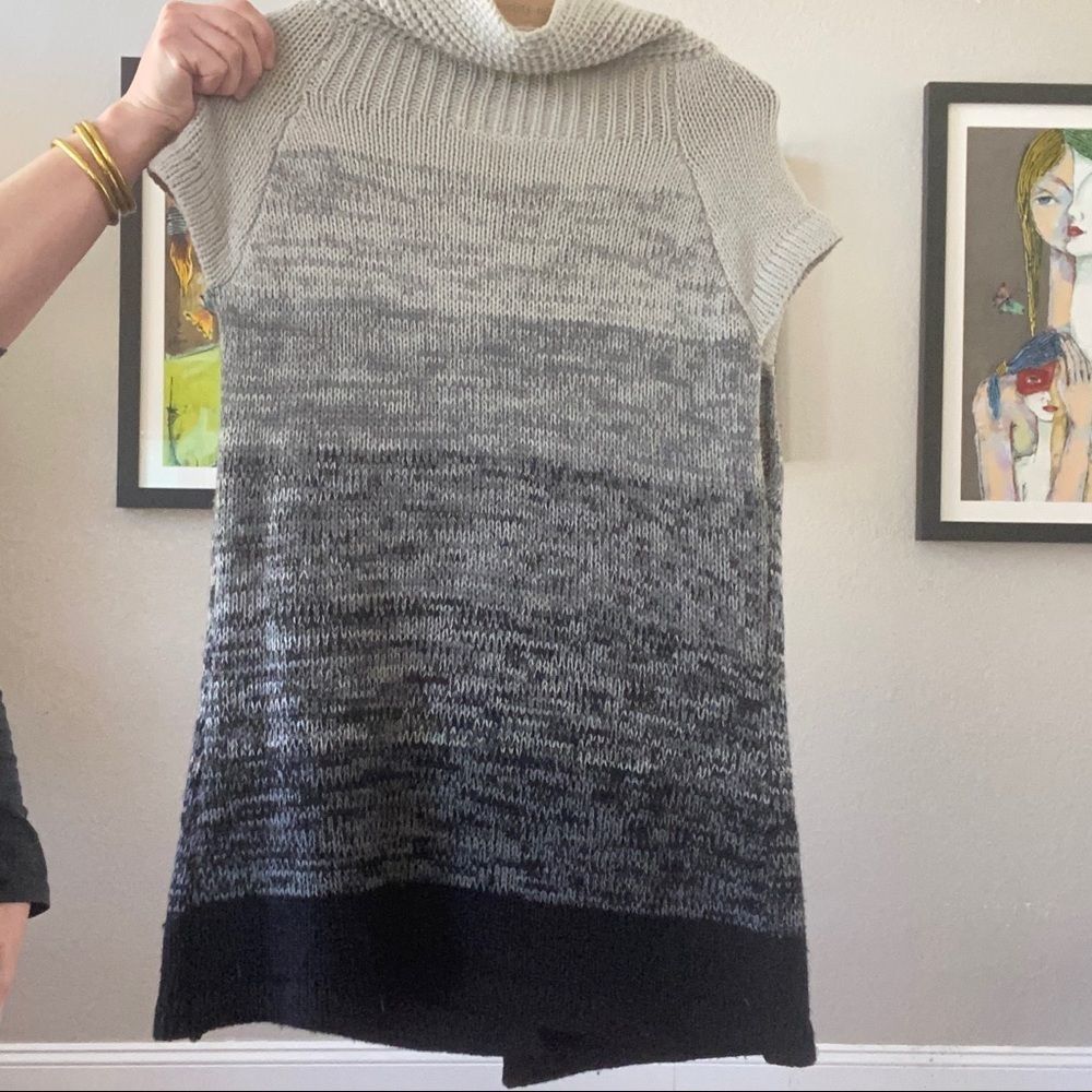 Open Front Knit Riding Cape - Picture 3 of 5